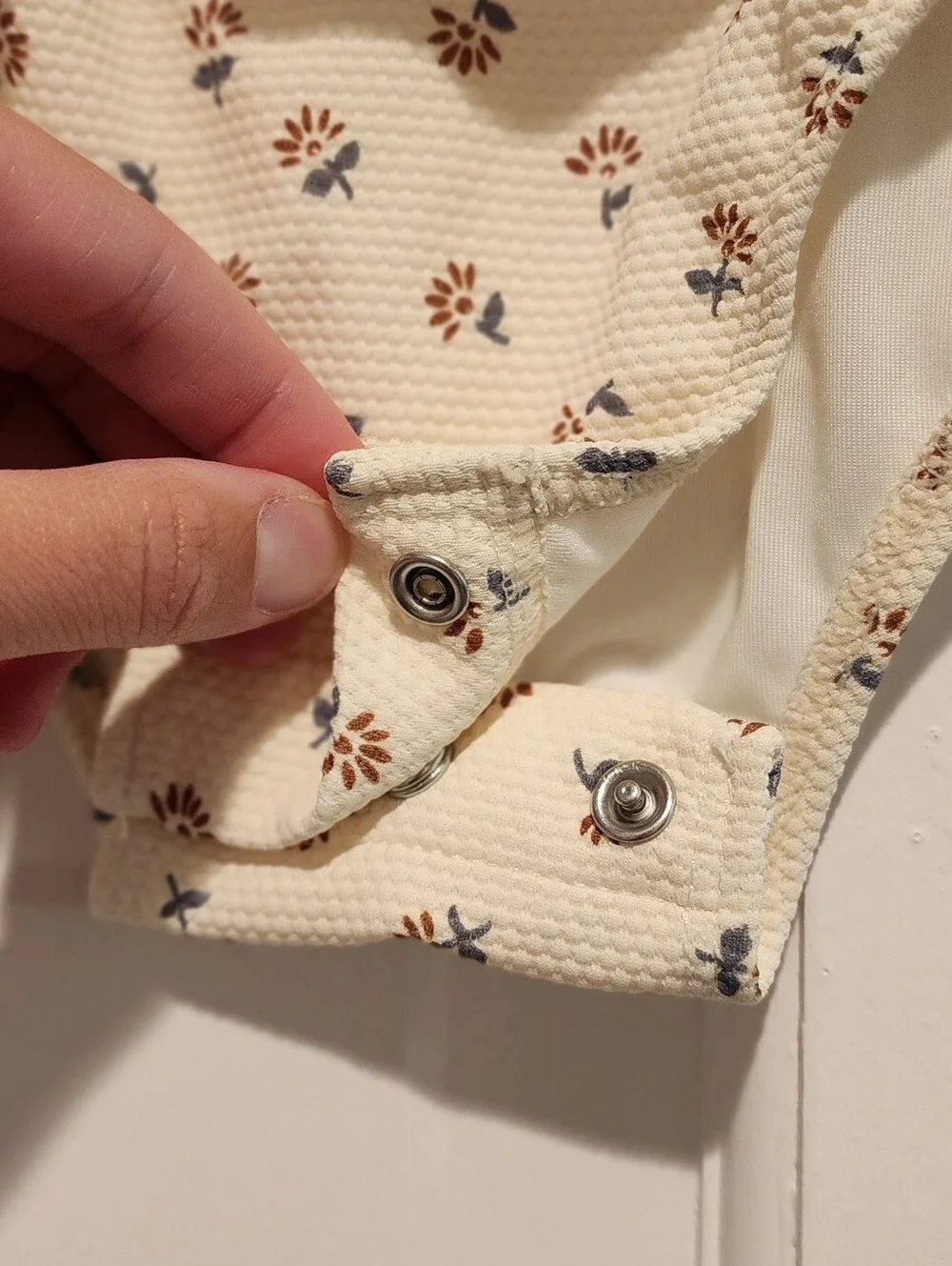 Quincy Mae Floral Smocked Swimsuit 12-18 Months